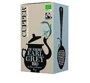 Earl Gray Bio Tea 20 Sachets 40g - Cupper - Crisdietética