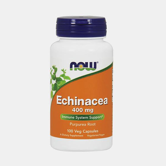 Echinacea Root 400mg 100 cápsulas - Now - Crisdietética