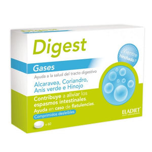Digest Gases 60 Tablets Eladiet - Crisdietética