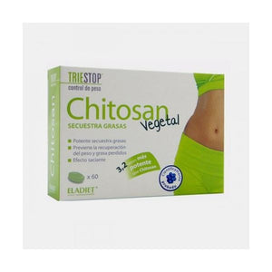 Triestop Chitosan Vegetable 640mg 60 Tablets Eladiet - Crisdietética