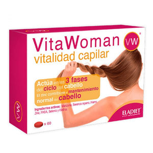 VitaWoman Capillary Vitality 60 Compresse Eladiet - Crisdietética