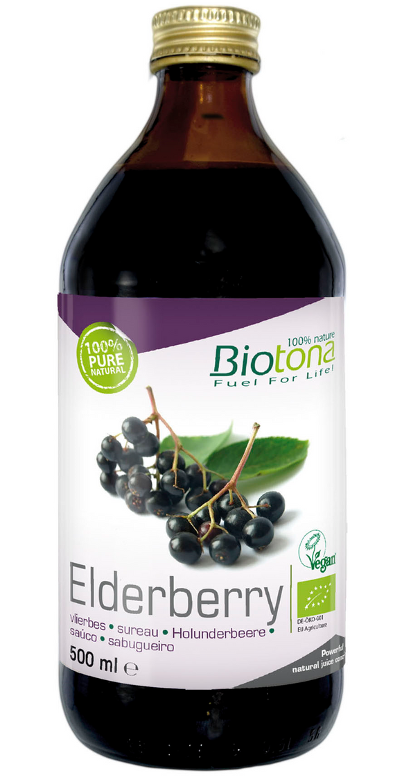 Elderberry Concentrado Bio 500ml - Biotona - Crisdietética