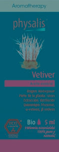 Vetiver Essential Oil 5ml - Physalis - Crisdietética