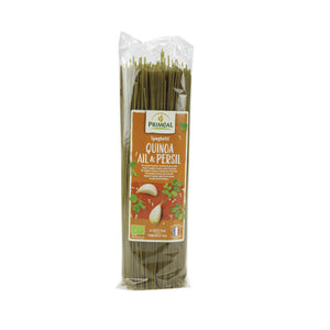 Espaguetis de Quinua con Ajo y Perejil 500g - Primeal - Crisdietética