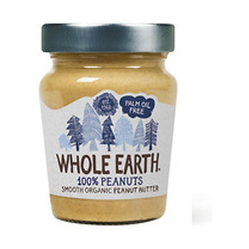 Manteiga 100% Amendoim Suave Bio 227g - Whole Earth - Crisdietética