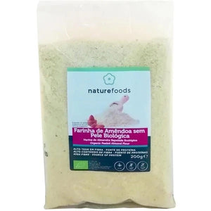 Organic Almond Flour 200g - Naturefoods - Crisdietética