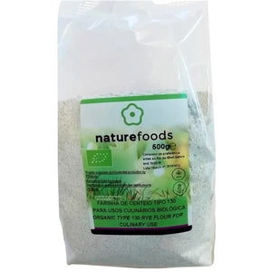 Farinha de Centeio T130 Biológico 500g - Naturefoods - Crisdietética