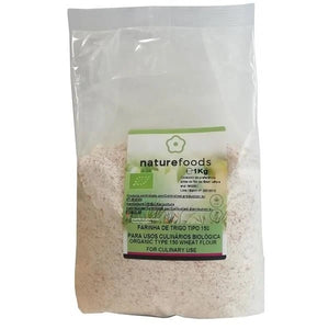 Organic Whole Wheat Flour T150 1kg - Naturefoods - Crisdietética