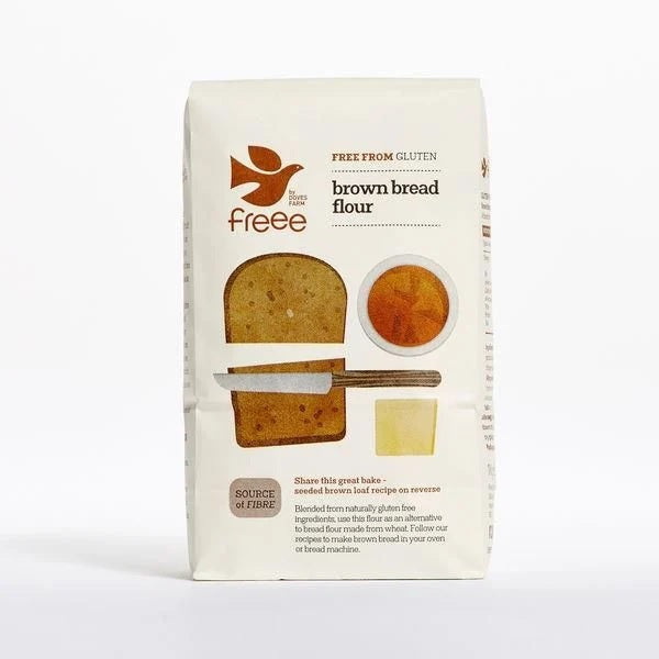 Gluten-Free Dark Bread Flour 1kg Doves Farm CrisDietética