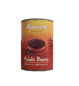 Bio Gluten Free Cooked Azuki Beans 400g - Amaizin - Chrysdietética