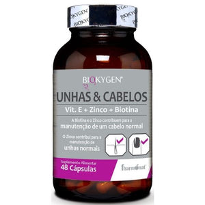 Biokygen Uñas & Cabello 48 Cápsulas Fharmonat - Crisdietética