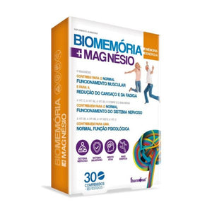 Biomemory Magnesium 30 Tabletten Fharmonat - Crisdietética