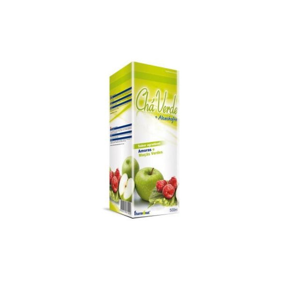 Chá Verde + Alcachofra Xarope 500ml Fharmonat - Crisdietética