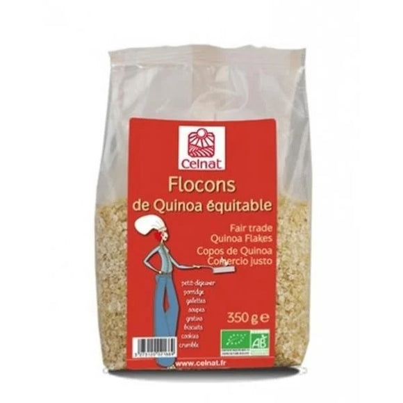 Flocos de Quinoa 350g - Celnat - Crisdietética
