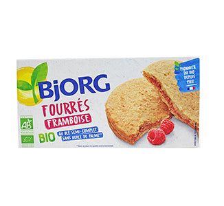 Biscoitos de Framboesa Bio 175g - Bjorg - Crisdietética