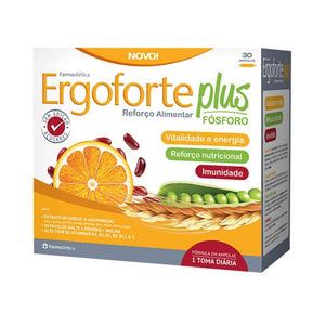 Ergoforte Plus 30 Ampullen - Farmodietica - Chrysdietética
