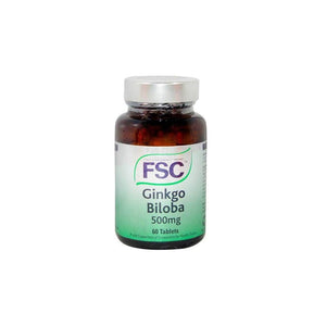 Ginkgo Biloba 500mg 30 Tablets - FSC - Crisdietética