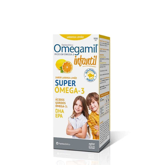 Omegamil Infantil Laranja/Limão 100ml - Farmodietica - Crisdietética