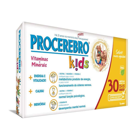 Procerebro Kids 30 Ampolas - Fharmonat - Crisdietética