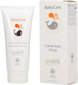 Baby Care Sun Cream SPF 50 100ml - Geoderm - Crisdietética