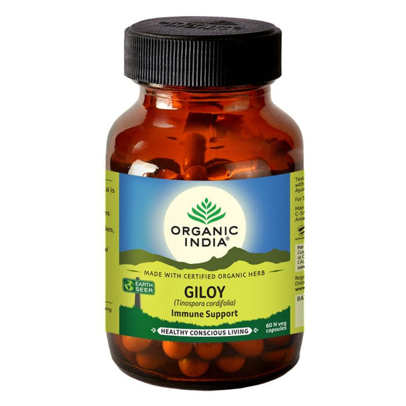 Giloy Guduchi Immune Support 90 Cápsulas - Organic India - Crisdietética