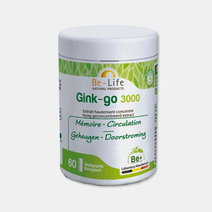 Ginkgo 3000 60 Gélules - Be-Life - Crisdietética