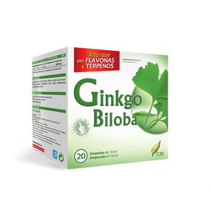 Ginkgo Biloba 20 Ampullen 10 ml - CHI - Crisdietética