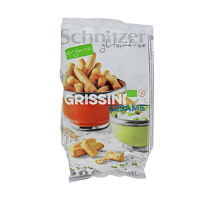 Grissini Sesam Glutenfrei Bio 100g - Schnitzer - Crisdietética