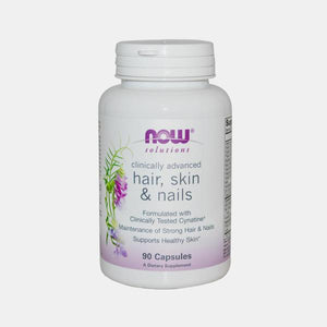 Hair, Skin & Nails 90 cápsulas - Now - Crisdietética