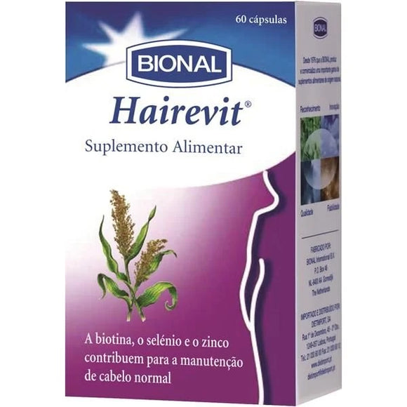 Hairevit 60 Cápsulas - Bional - Crisdietética