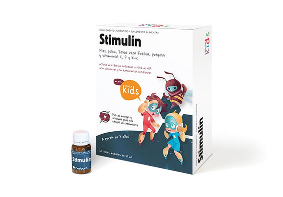 Stimulin Kids 10 ampolas 10ml - Herbora - Crisdietética