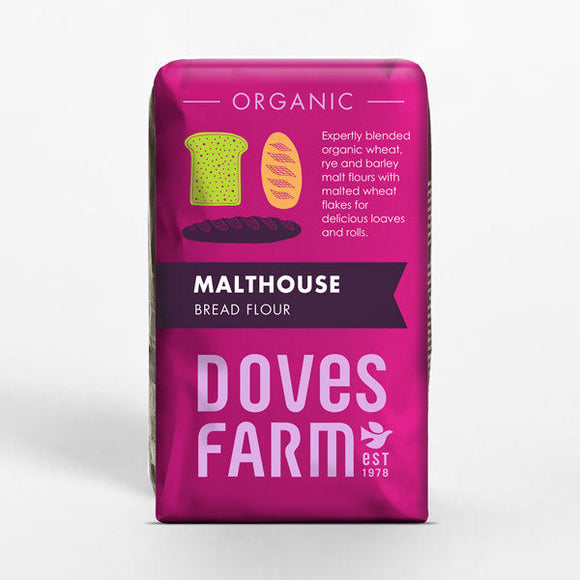 Farinha Malte Biológico 1kg - Doves Farm - Crisdietética