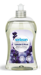 Liquid Detergent Ecological Dishes With Lavender Scent 500 ml - Sodasan - Chrysdietética