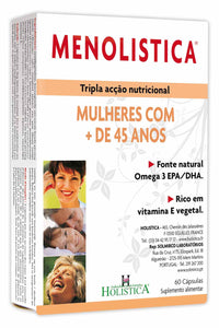 Menolistica 60 Capsules - Holistica - Crisdietética