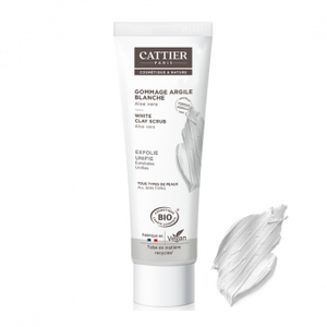 White Clay Facial Scrub 100ml - Cattier - Crisdietética