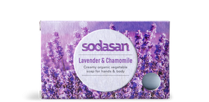 Lavendel- und Kamille-Festseife 100 g - Sodasan - Crisdietética