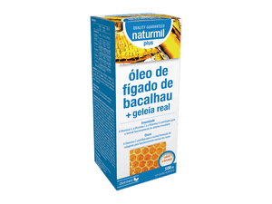 Óleo de Fígado de Bacalhau + Geleia Real Plus 500 ml - Naturmil - Crisdietética