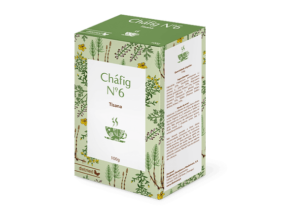 Chá nº6 Cháfig 100g - Dietmed - Crisdietética