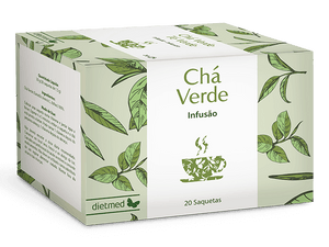 Chá Verde 20 Saquetas - Dietmed - Crisdietética