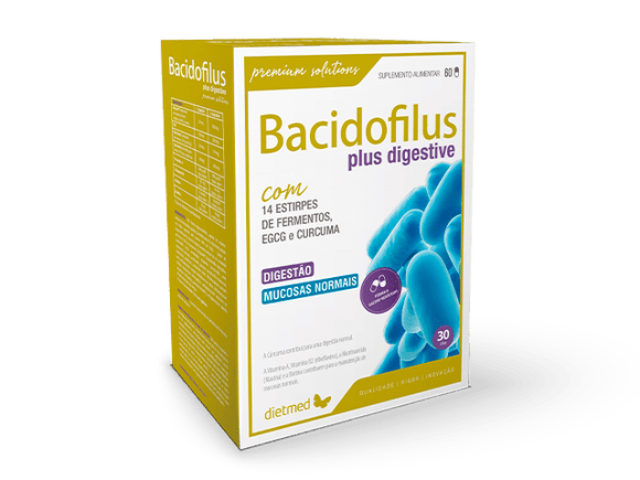 Bacidofilus Plus Digestive 60 Cápsulas - Dietmed - Crisdietética