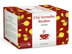 Chá Vermelho Rooibos 20 Saquetas - Dietmed - Crisdietética
