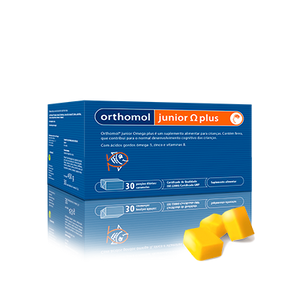 Junior Omega Plus 90 Caramels - Orthomol - Crisdietética
