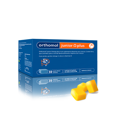 Junior Omega Plus 90 Caramelos - Orthomol - Crisdietética