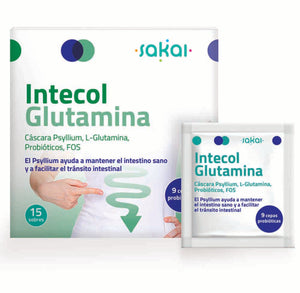 Intecol Glutamine 15 sobres - Sakal - Chrysdietetic