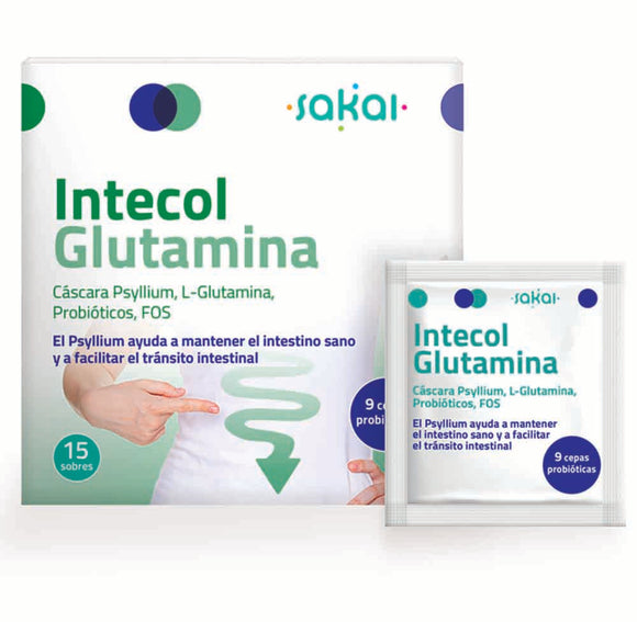 Intecol Glutamina 15 Saquetas - Sakal - Crisdietética