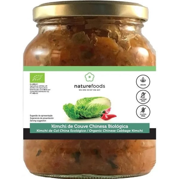 Kimchi de Couve Chinesa Biológica 350g - Naturefoods - Crisdietética