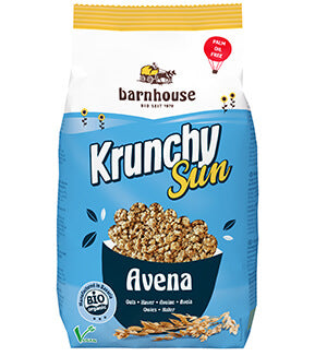 Krunchy Sun Aveia Bio 375g - Barnhouse - Crisdietética