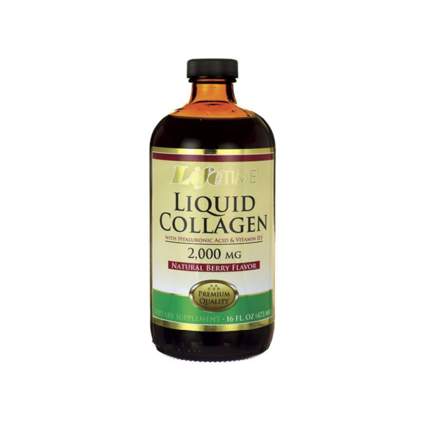Liquid Collagen With Hyaluronic Acid e Vitamin C 2000mg Lifetime CrisDietéticaSuplementos