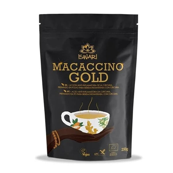 Macaccino Gold 250g - Iswari - Crisdietética