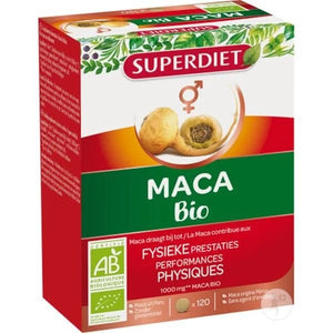 Macafit Maca Biologique 1000mg 120 Comprimés - SuperDiet - Crisdietética
